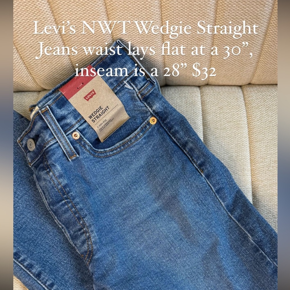 Size 30 Levi’s Wedge Straight Jeans
